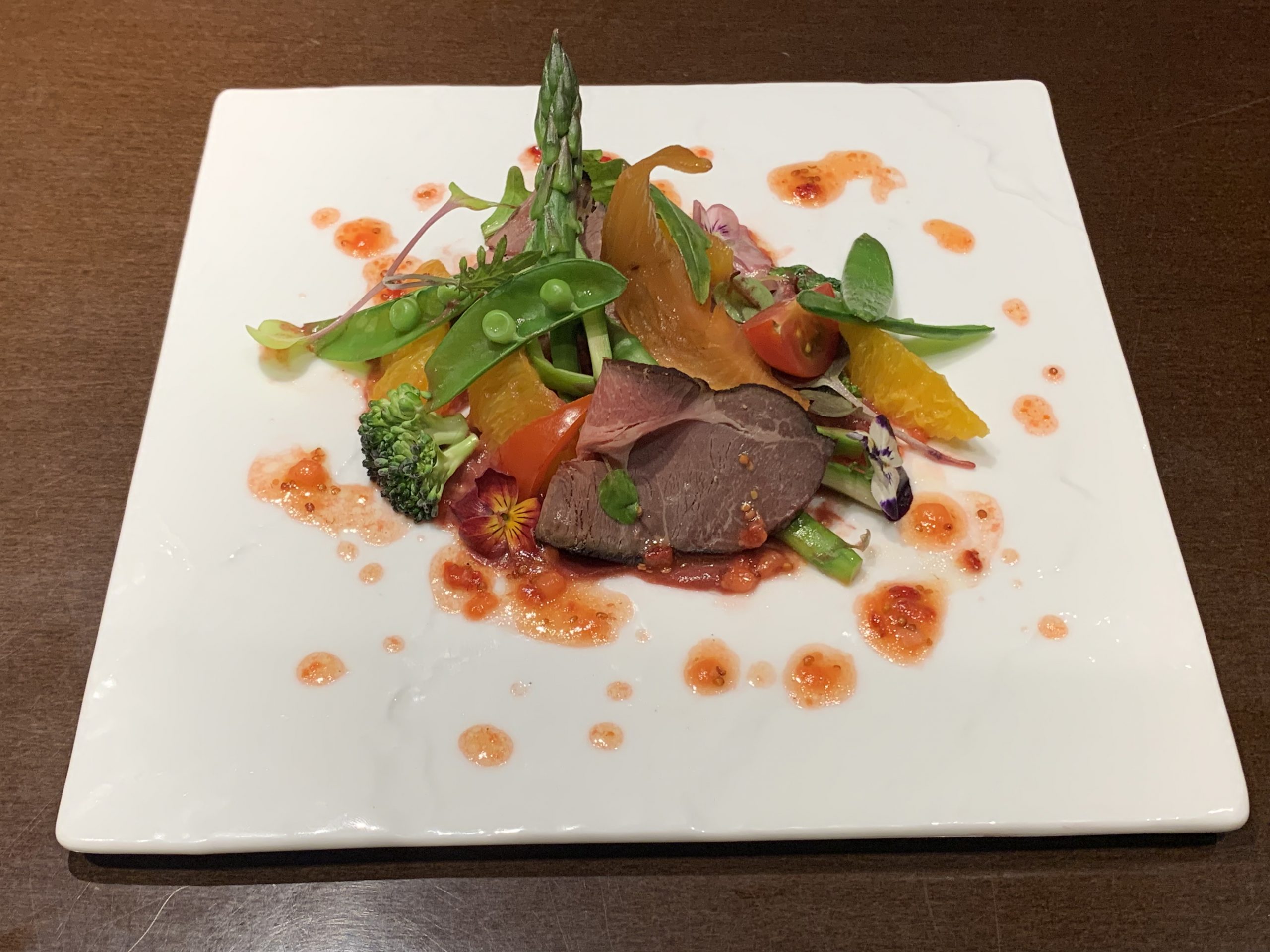 <p>【H】<span>猪の燻製サラダ仕立て</span></p>
