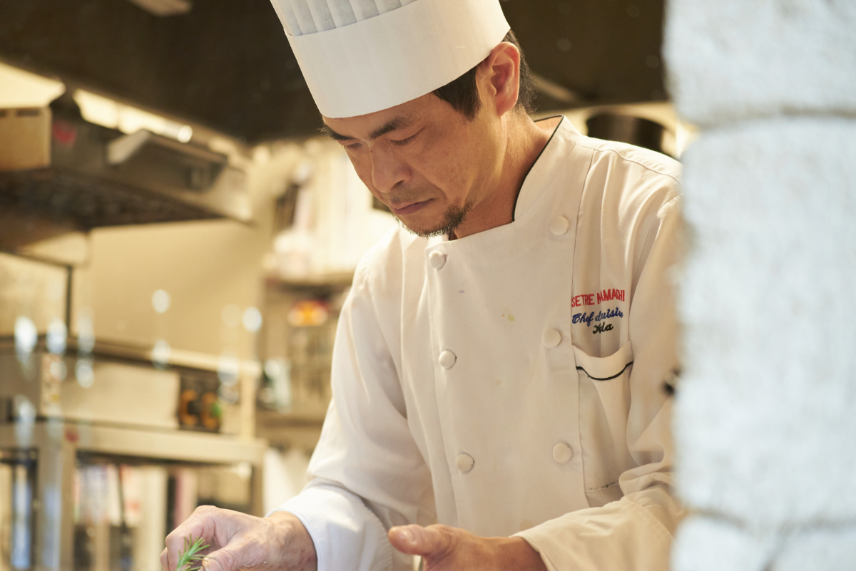 <p>料理長・井田メッセージ</p>
