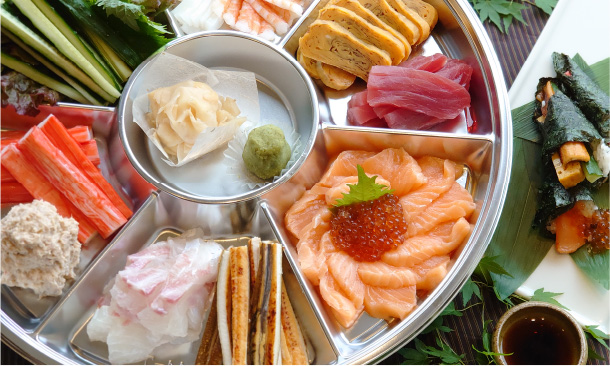 ルームサービスで夕食