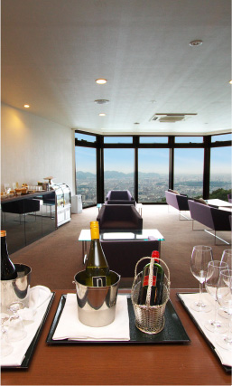 宿泊者専用ラウンジ