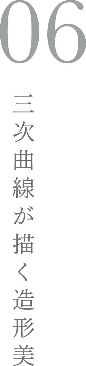 06 三次曲線が描く造形美